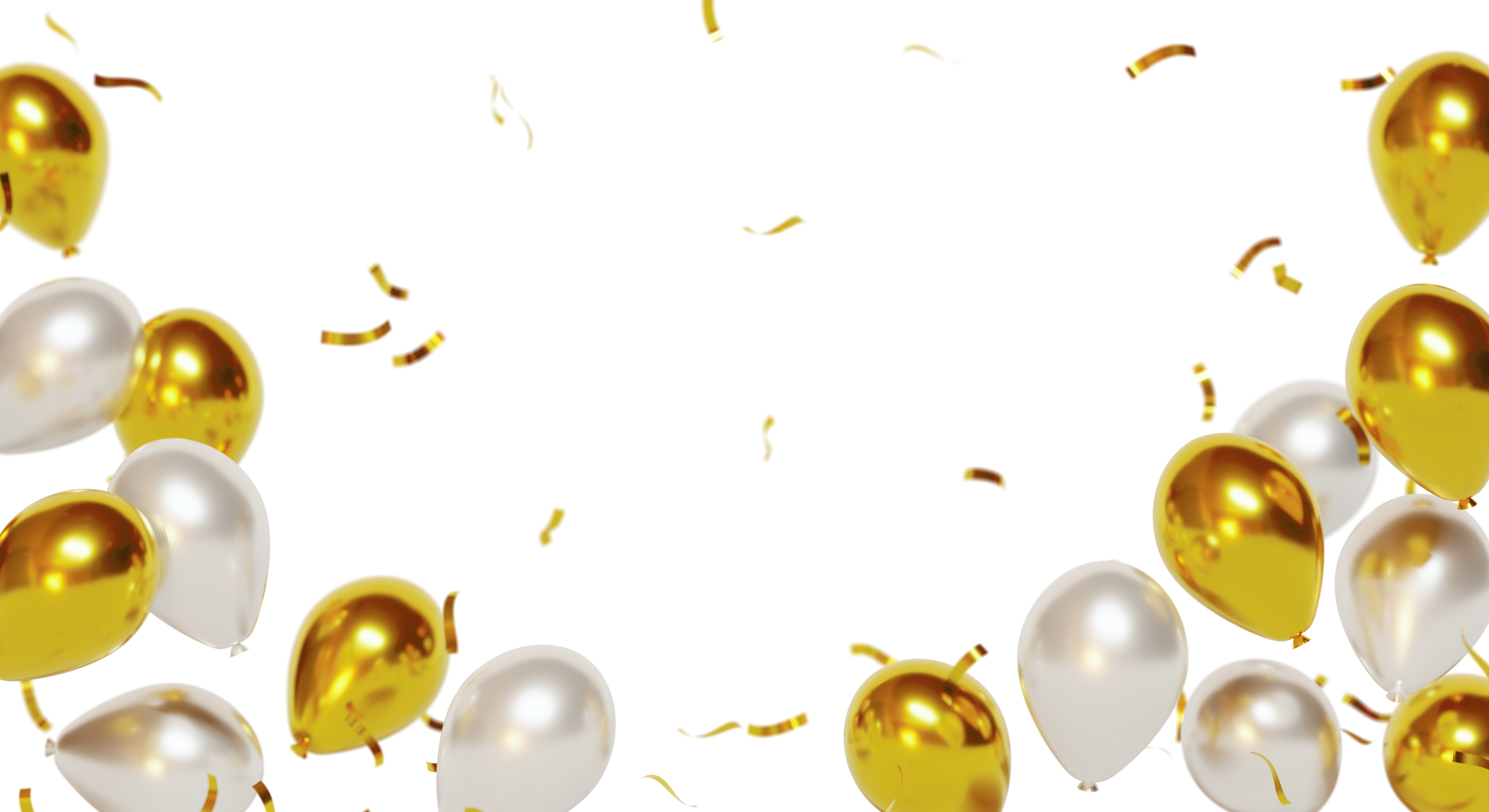 Silver Gold Balloons